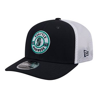 Men's New Era Navy Seattle Mariners Active 9SEVENTY Adjustable Trucker Hat