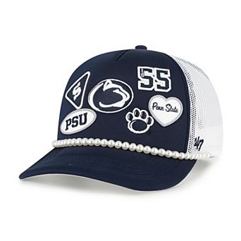 Men's '47 Navy/White Penn State Nittany Lions Rally On Hitch Adjustable Hat