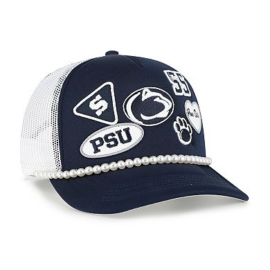 Men's '47 Navy/White Penn State Nittany Lions Rally On Hitch Adjustable Hat