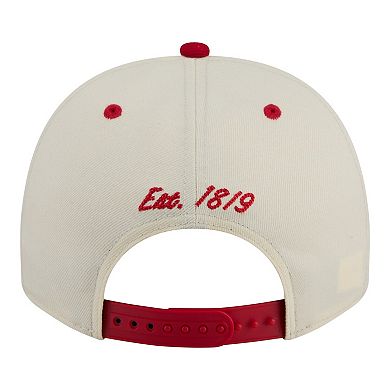 Men's New Era Cream/Red Cincinnati Bearcats Two-Tone Arched 9FIFTY Snapback Hat