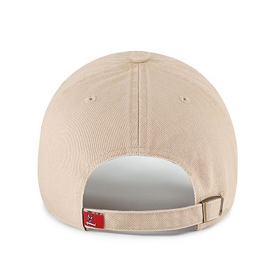 Men's '47 Khaki Alabama Crimson Tide Vault Clean Up Adjustable Hat