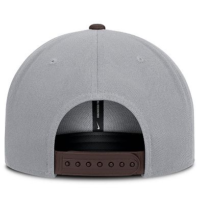 Men's Nike Gray/Brown San Diego Padres Primetime Pro Dri-FIT Snapback Hat