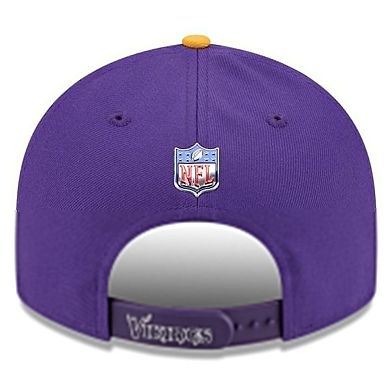 Youth New Era Purple/Gold Minnesota Vikings 2026 NFL Draft Pre-Curved 9FIFTY Snapback Hat