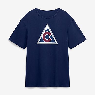 Men's Fanatics Athletic Navy Colorado Avalanche Elevated Essential T-Shirt