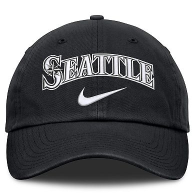 Men's Nike Black Seattle Mariners Primetime Club Adjustable Hat