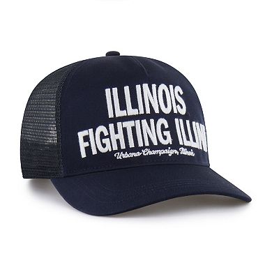 Men's '47 Navy Illinois Fighting Illini Contemporary Hitch Trucker Adjustable Hat