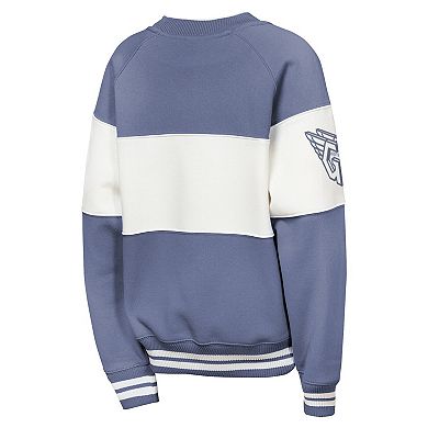 Youth Outerstuff Blue Cleveland Guardians Ultimate Pastels On Base Sweatshirt