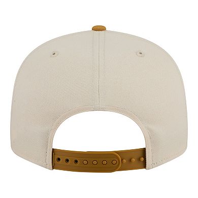 Men's New Era Cream/Tan Indiana Pacers Two-Tone Color Pack 9FIFTY Snapback Hat