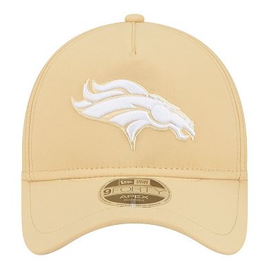 Men's New Era Tan Denver Broncos Apex 9FORTY Adjustable Hat