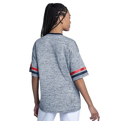 Women's G-III 4Her by Carl Banks Navy Minnesota Twins Off-Season Oversized Top
