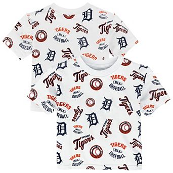 Toddler Outerstuff White Detroit Tigers Run Down T-Shirt