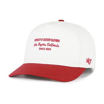 Men's '47 White USC Trojans Contemporary Basics Two-Tone Hitch Adjustable Hat