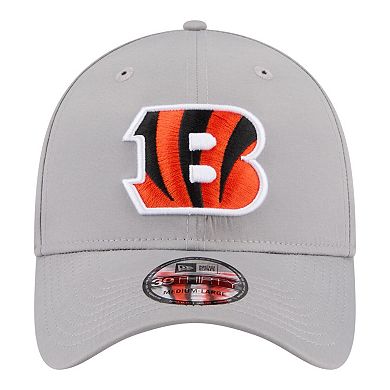 Men's New Era Gray Cincinnati Bengals Perforated 39THIRTY Flex Hat