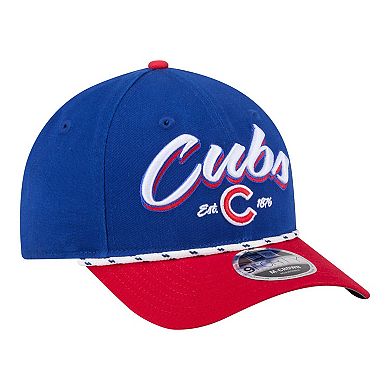 Men's New Era Royal/Red Chicago Cubs Team Loyal 9FORTY M-Crown Adjustable Hat