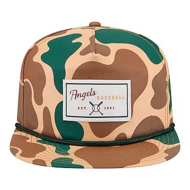 Men's New Era Camo Los Angeles Angels Duck 19TWENTY Adjustable Hat