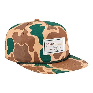 Men's New Era Camo Los Angeles Angels Duck 19TWENTY Adjustable Hat