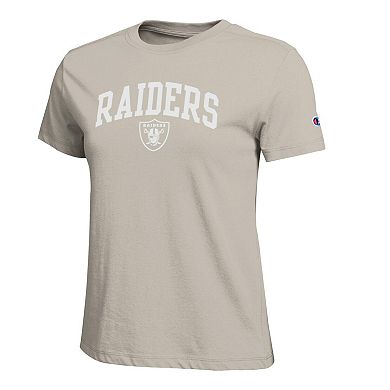 Women's Champion Light Brown Las Vegas Raiders Cocoa Butter T-Shirt
