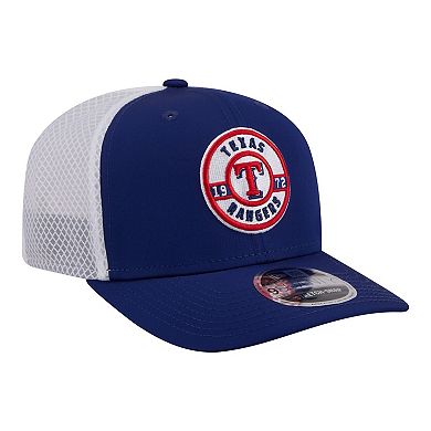 Men's New Era Royal Texas Rangers Active 9SEVENTY Adjustable Trucker Hat