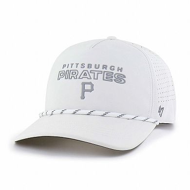Men's '47 White Pittsburgh Pirates Forward Vault Hitch Adjustable Hat