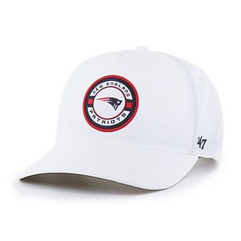 Men's '47 White New England Patriots Strand Adjustable Hitch Hat