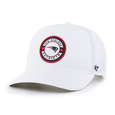 Men's '47 White New England Patriots Strand Adjustable Hitch Hat