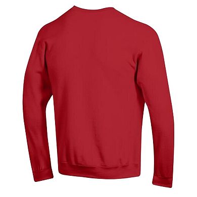 Men's Champion Red Tampa Bay Buccaneers Powerblend Fleece Sweatshirt