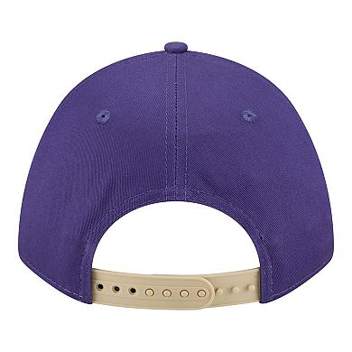Men's New Era Purple/Tan Washington Huskies Two-Tone Rope 9FORTY M-Crown A-Frame Adjustable Hat