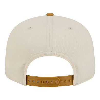 Men's New Era Cream/Tan Miami Heat Two-Tone Color Pack 9FIFTY Snapback Hat