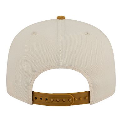 Men's New Era Cream/Tan Chicago Bulls Two-Tone Color Pack 9FIFTY Snapback Hat