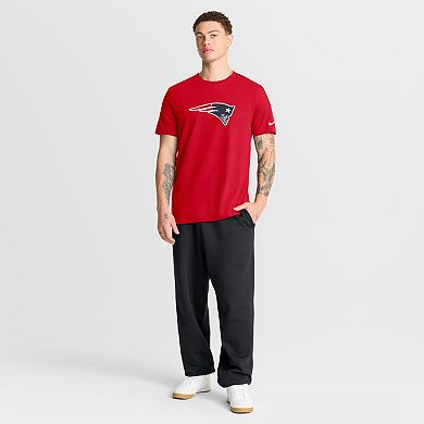 Men's Nike Red New England Patriots Essential Logo T-Shirt
