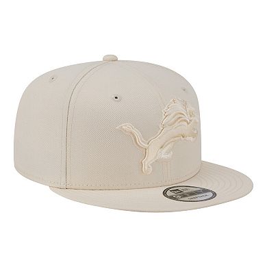 Men's New Era Cream Detroit Lions Colorpack 9FIFTY Snapback Hat