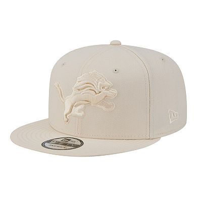 Men's New Era Cream Detroit Lions Colorpack 9FIFTY Snapback Hat