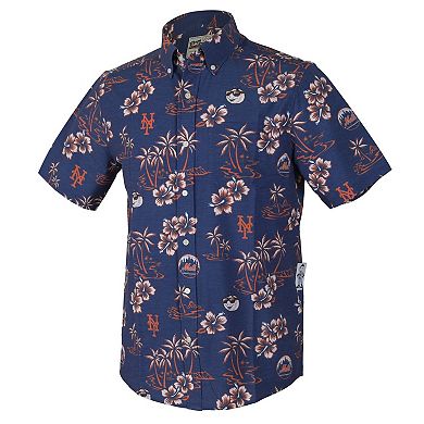 Men's Reyn Spooner Royal New York Mets Kekai Performance Button-Down Top