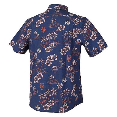 Men's Reyn Spooner Royal New York Mets Kekai Performance Button-Down Top