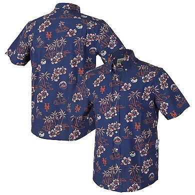 Men's Reyn Spooner Royal New York Mets Kekai Performance Button-Down Top