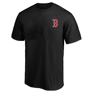 Men's Profile Black Boston Red Sox Big & Tall Two-Sided Graphic T-Shirt