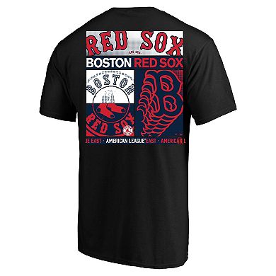 Men's Profile Black Boston Red Sox Big & Tall Two-Sided Graphic T-Shirt
