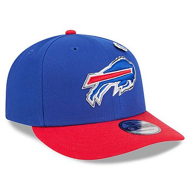 Youth New Era Royal/Red Buffalo Bills 2026 NFL Draft Pre-Curved 9FIFTY Snapback Hat