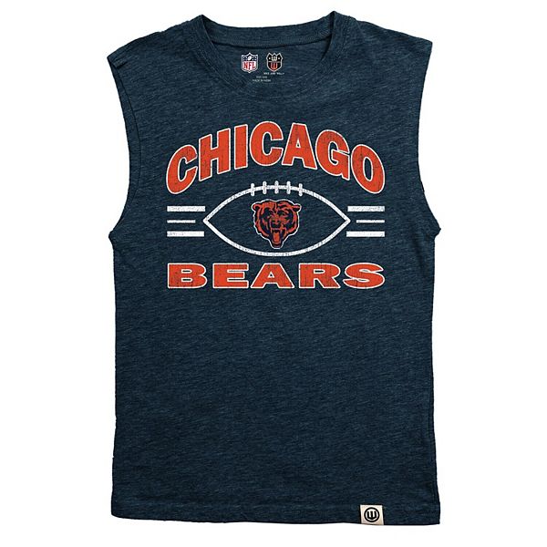 chicago bears fish tank accessories Youth Wes & Willy Navy Chicago Bears Muscle Tank Top