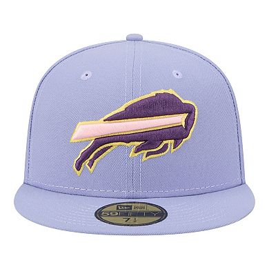 Men's New Era Light Purple Buffalo Bills Lavender Bloom 59FIFTY Fitted Hat