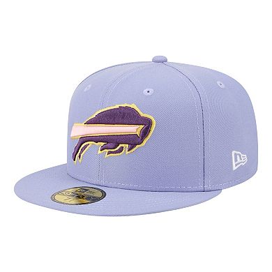 Men's New Era Light Purple Buffalo Bills Lavender Bloom 59FIFTY Fitted Hat