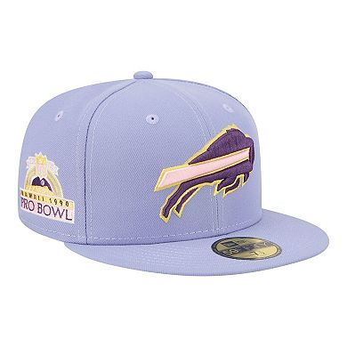 Men's New Era Light Purple Buffalo Bills Lavender Bloom 59FIFTY Fitted Hat
