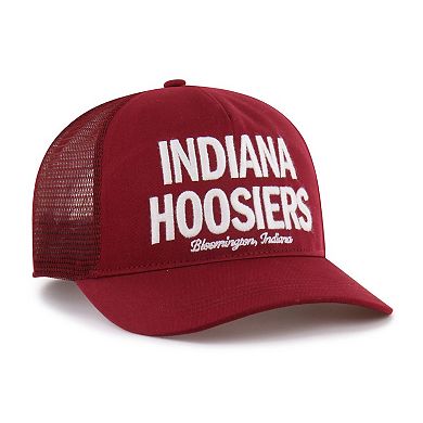 Men's '47 Crimson Indiana Hoosiers Contemporary Hitch Trucker Adjustable Hat