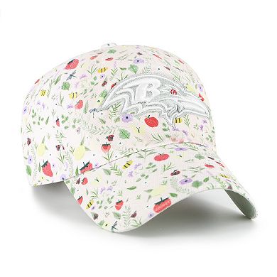 Women's '47 Light Pink Baltimore Ravens Posey Clean Up Adjustable Hat