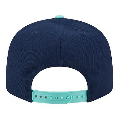 Men's New Era Navy/Turquoise Los Angeles Dodgers 2-Tone Color Pack 9FIFTY Snapback Hat