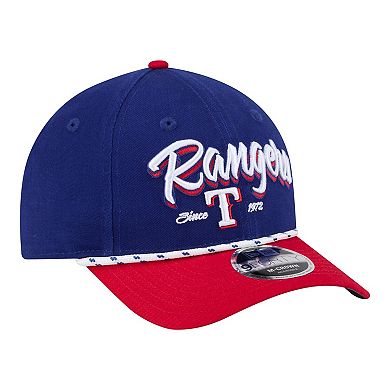 Men's New Era Royal/Red Texas Rangers Team Loyal 9FORTY M-Crown Adjustable Hat