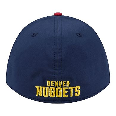 Men's New Era Navy/Red Denver Nuggets Rope Two-Tone M-Crown A-Frame 39THIRTY Flex Hat