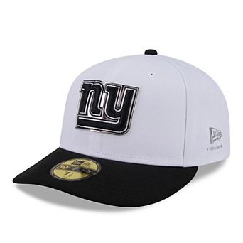 Men's New Era White/Black New York Giants 2026 NFL Draft Pre-Curved 59FIFTY Fitted Hat