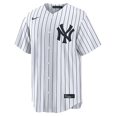 Men's Nike White New York Yankees Home Replica Jersey