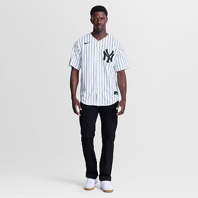 Men's Nike White New York Yankees Home Replica Jersey